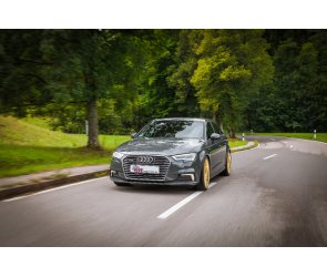 KW Gewindefahrwerk  V3 Inox (mit Druck- & Zugstufendämpfung) für Audi A3 Typ 8V (Sportback) Ø 55mm, für Mehrlenker HA, ohne elektr. Dämpferregelung